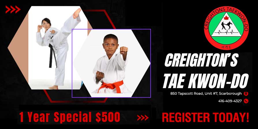Creighton’s Taekwon-Do Special Offer